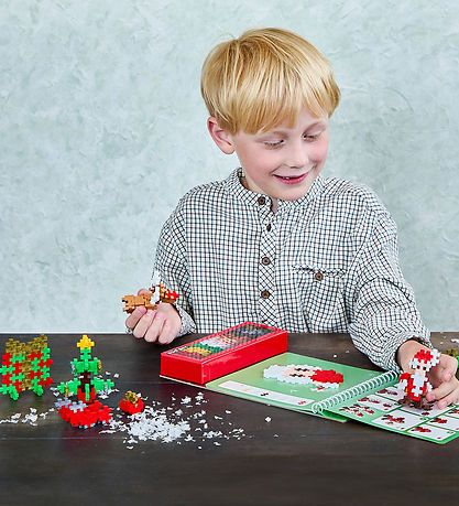 Plus-Plus Aktivitetssæt - Puzzle By Number - 125 stk. - Christma