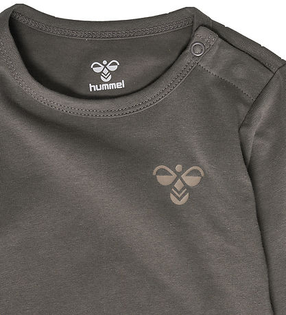 Hummel Body l/æ - hmlMini - 2-pak - Dark Gull Gray/Vintage Khaki