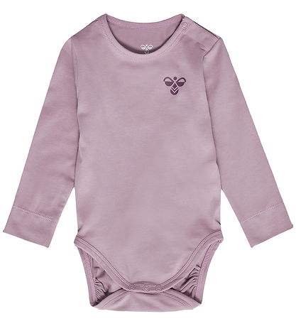 Hummel Body l/æ - hmlMini - 2-pak - Black Plum/Sea Fog
