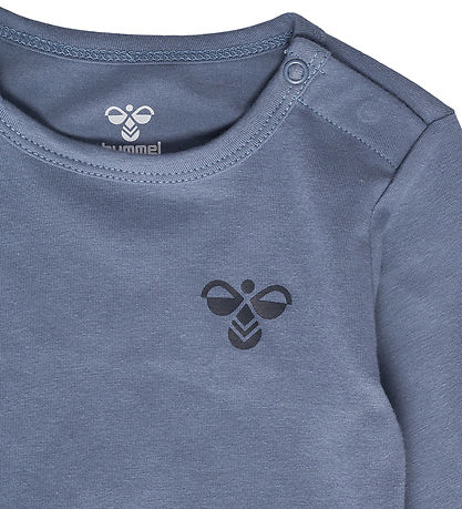 Hummel Body l/æ - hmlMini - 2-pak - Ombre Blue/Flint Stone