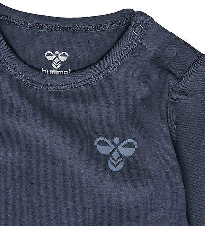 Hummel Body l/æ - hmlMini - 2-pak - Ombre Blue/Flint Stone