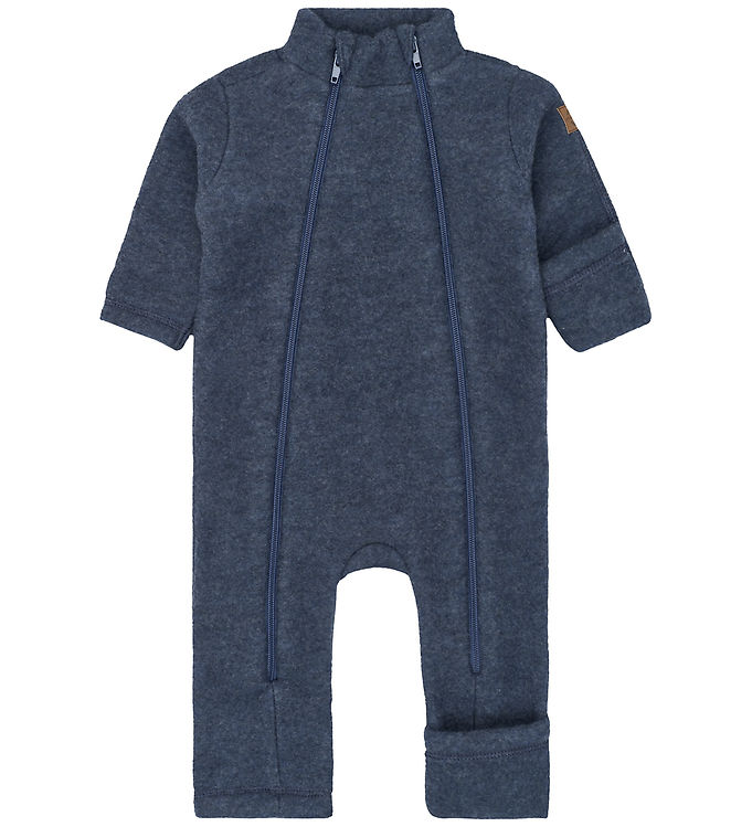 Mikk-Line Køredragt - Uld - Blue Melange