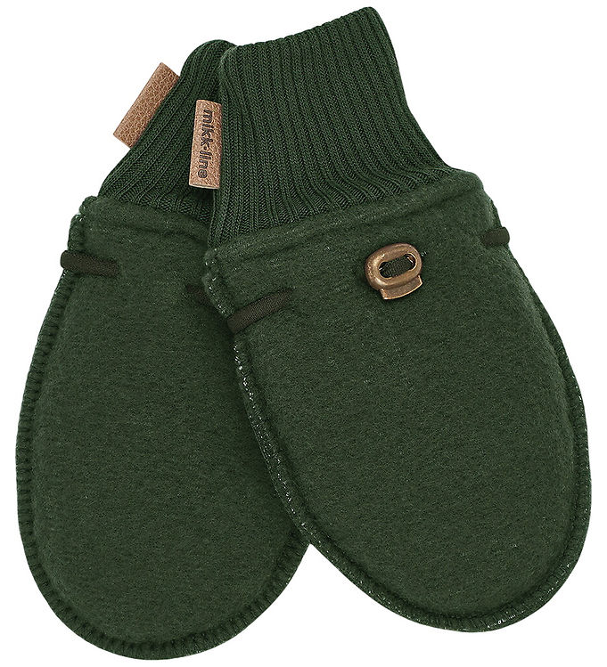 Mikk-Line Uld Vanter - Kombu Green - 50/56