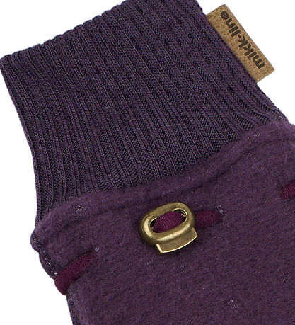 Mikk-Line Luffer - Uld - Plum Perfect