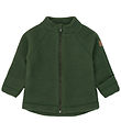 Mikk-Line Fleecejakke - Uld - Kombu Green