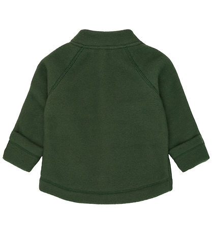 Mikk-Line Fleecejakke - Uld - Kombu Green