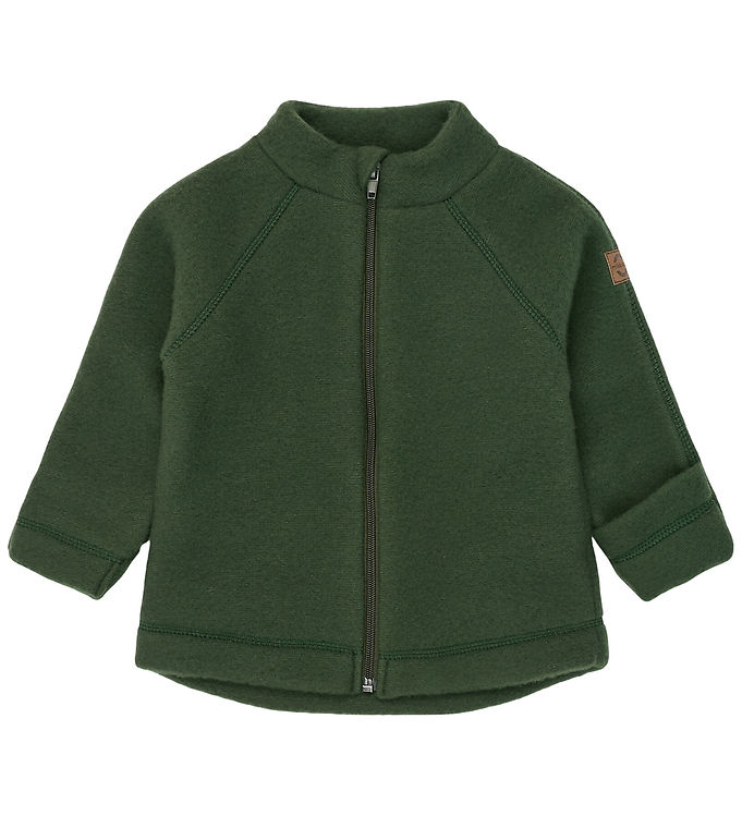 Mikk-Line Cardigan - Uld - Kombu Green