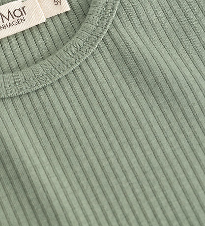 MarMar Bluse - Bomuld/Modal - Plain - Frosted Green