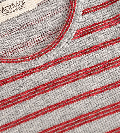 MarMar Kjole - Rib - Bomuld/Modal - Diro - Cherry Stripe