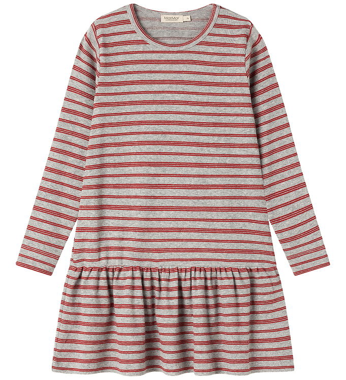 MarMar Kjole - Rib - Bomuld/Modal - Diro - Cherry Stripe