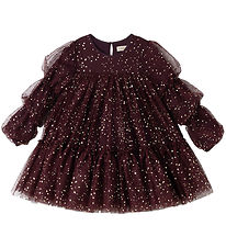 MarMar Kjole - Tyl - Dionne - Deep Mulberry
