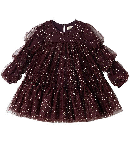 MarMar Kjole - Tyl - Dionne - Deep Mulberry
