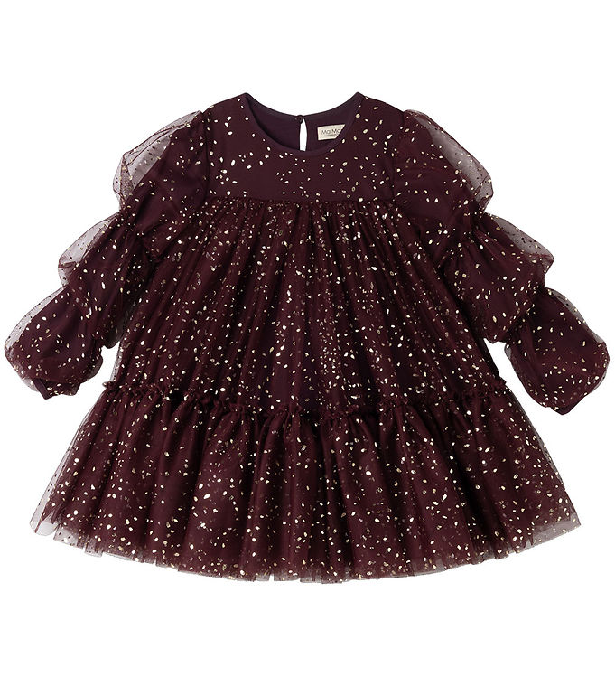 MarMar Kjole - Tyl - Dionne - Deep Mulberry