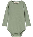MarMar Body l/æ - Rib - Bomuld/Modal - Plain - Frosted Green