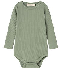 MarMar Body l/æ - Rib - Bomuld/Modal - Plain - Frosted Green