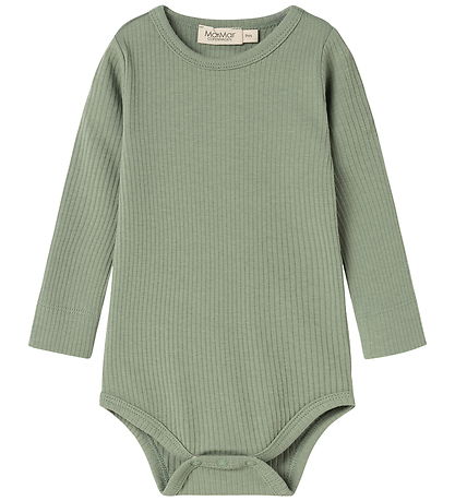 MarMar Body l/æ - Rib - Bomuld/Modal - Plain - Frosted Green
