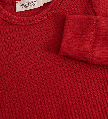 MarMar Body l/æ - Rib - Bomuld/Modal - Plain - Cherry