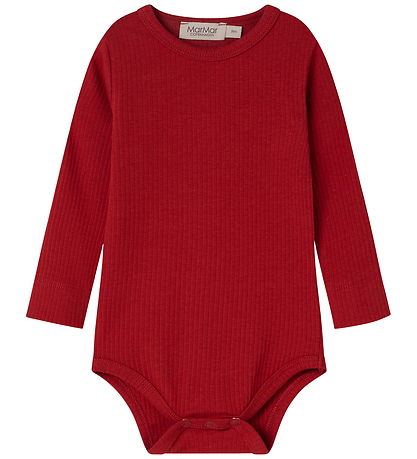 MarMar Body l/æ - Rib - Bomuld/Modal - Plain - Cherry