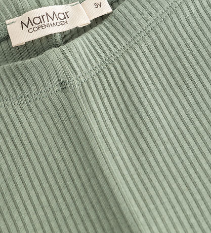 MarMar Leggings - Rib - Bomuld/Modal - Leg - Frosted Green