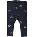 Name It Leggings - Rib - NbmRistmas - Navy Blazer/Cars