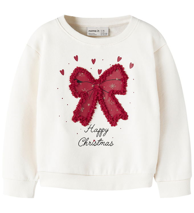 Name It Sweatshirt - NmfPolmax - Cloud Dancer
