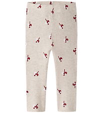 Name It Leggings - Rib - NbfRisakab - Peyote Melange