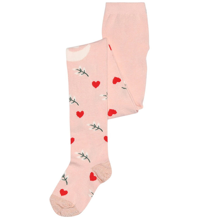Melton Strømpebukser - Love Dove - Crystal Pink
