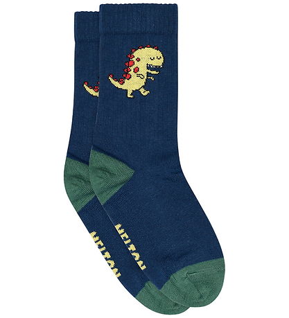 Melton Strømper - Dino - Navy Ink