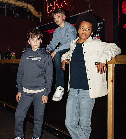 Indian Blue Jeans Sweatshirt - Mid Blue Ash