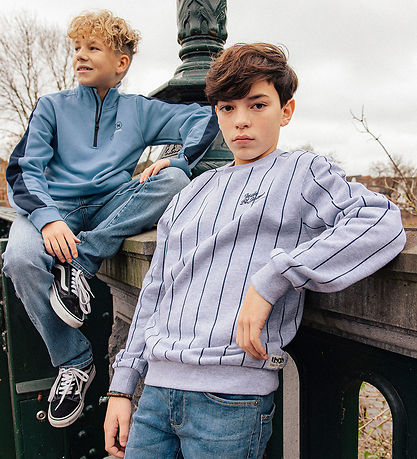 Indian Blue Jeans Sweatshirt - Fresh Grey Melange