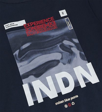 Indian Blue Jeans Bluse - Deep Navy