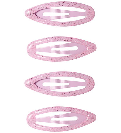 Name it Hårspænder - 4-pak - NKFACC-REDA - Full Blooming Pink