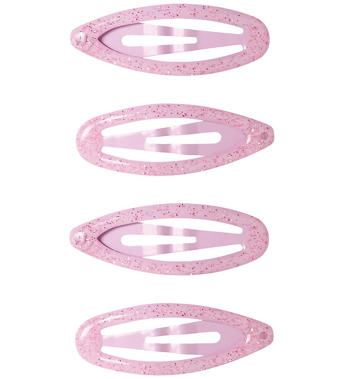 Name it Hårspænder - 4-pak - NKFACC-REDA - Full Blooming Pink