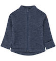 Mikk-Line Fleecejakke - Uld - Blue Melange