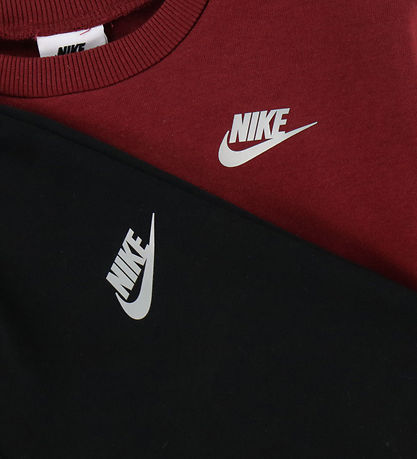 Nike Sweatsæt - Black/Team Red