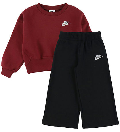 Nike Sweatsæt - Black/Team Red