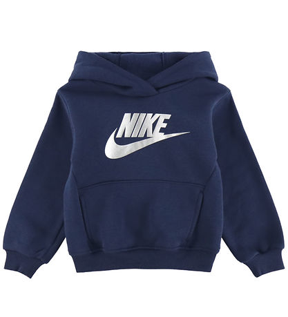 Nike Sweatsæt - Midnight Navy/Silver