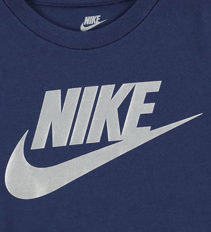 Nike T-shirt - Midnight Navy/Silver