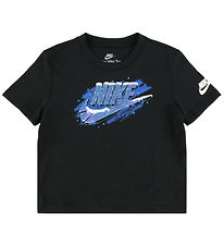 Nike T-shirt - Icy Futura - Sort/Blå