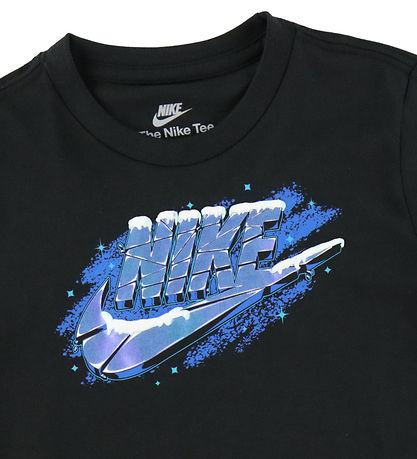 Nike T-shirt - Icy Futura - Sort/Blå