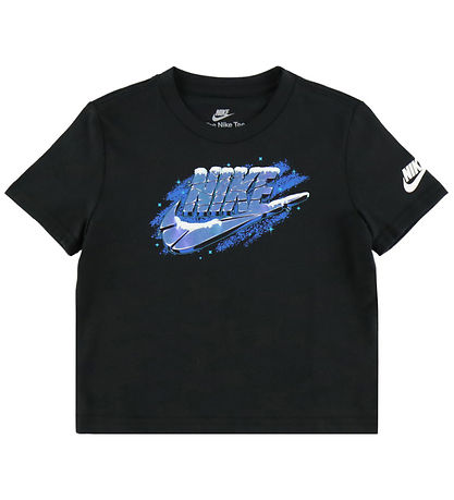 Nike T-shirt - Icy Futura - Sort/Blå