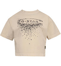 G-Star RAW T-shirt - Cropped - Milk