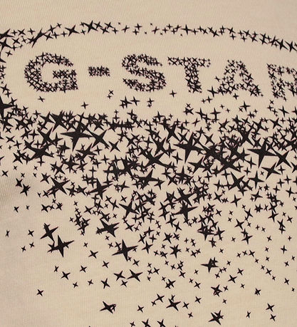 G-Star RAW T-shirt - Cropped - Milk