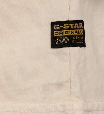 G-Star RAW T-shirt - Cropped - Milk