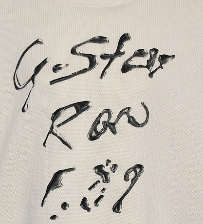 G-Star RAW Bluse - Strik - Crew - Ecru