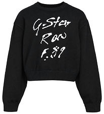 G-Star RAW Bluse - Strik - Crew - Sort