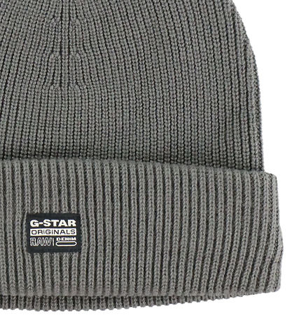 G-Star RAW Beanie - Strik - Effo Long - Grey Pewter