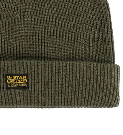 G-Star RAW Beanie - Strik - Effo Long - Dark Khaki