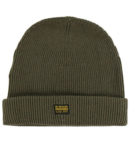 G-Star RAW Beanie - Strik - Effo Long - Dark Khaki