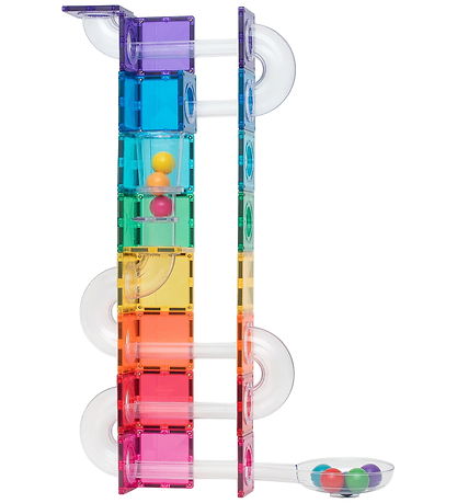 Connetix Magnet Sæt - 114 Dele - Ball Run Bright Pack